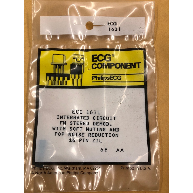 ECG1631 IC STEREO MULTIPLEXER