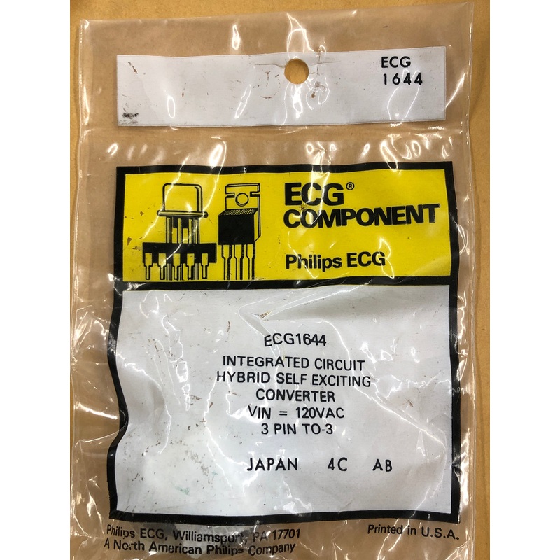 ECG1644 IC HYBRID VLTG REG