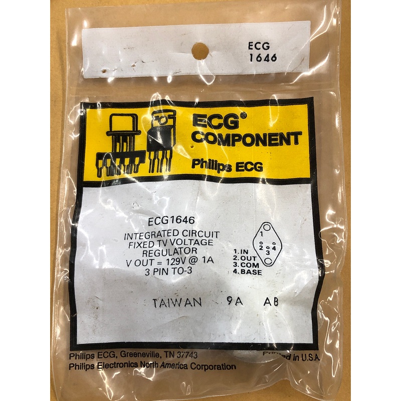 ECG1646 IC TV VOLTAGE REGULATOR