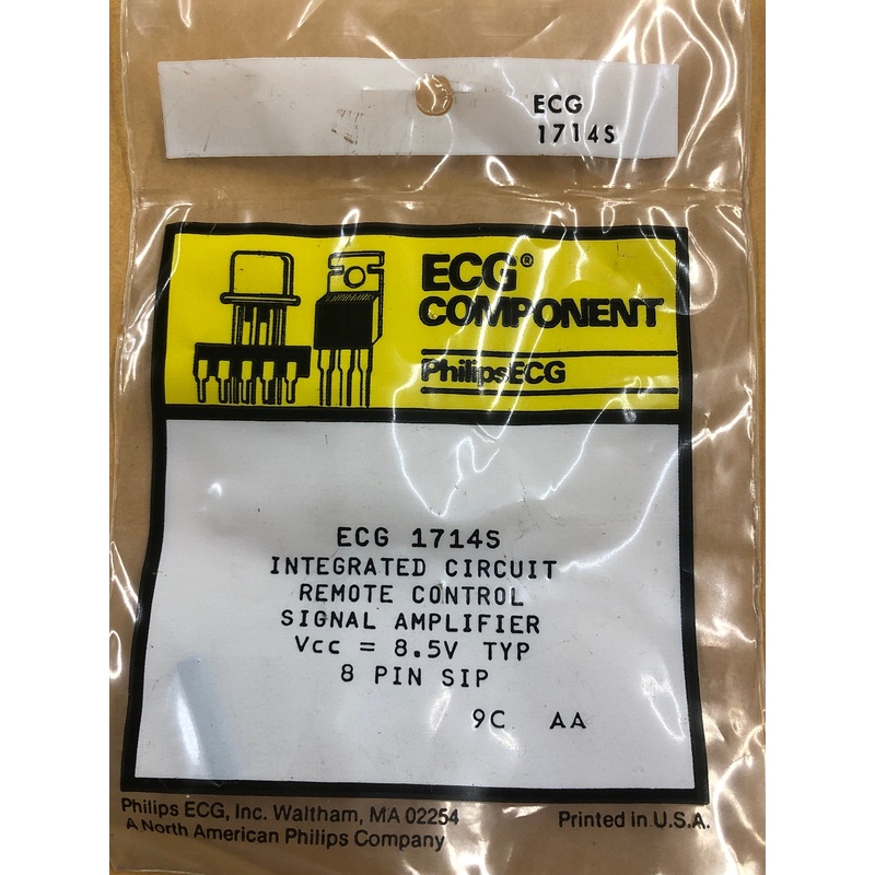 ECG1714S IC REMOTE CONTROL PREAMP