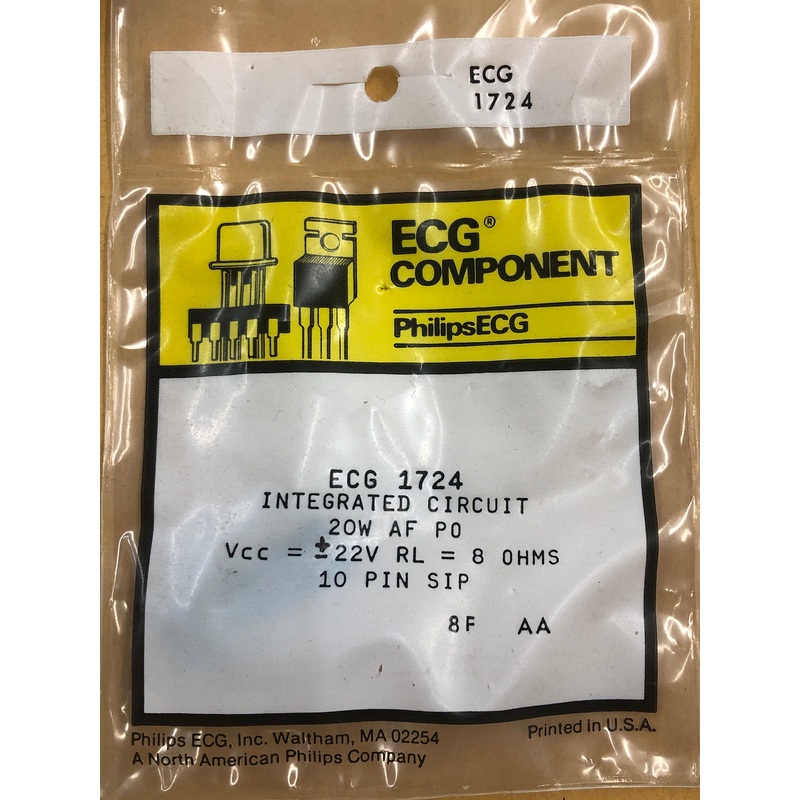 ECG1724 IC AUDIO POWER AMP