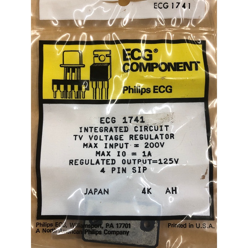 ECG1741 IC VLTG REG (NTE1741)