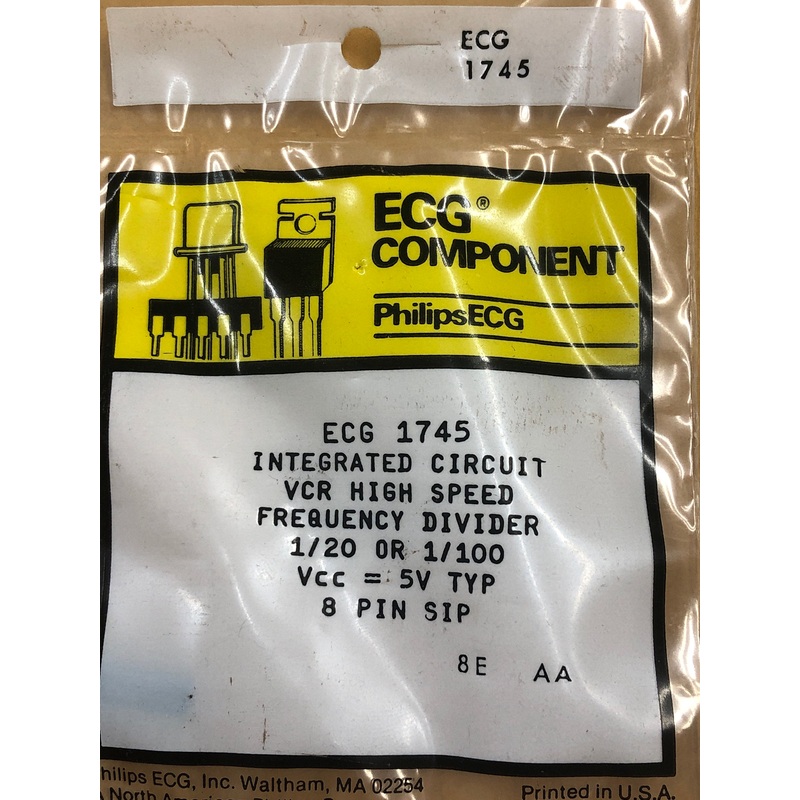 ECG1745 IC VCR DIVIDER