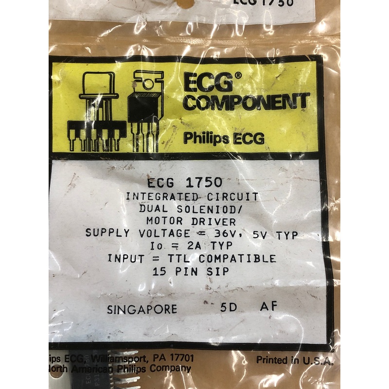 ECG1750 IC HAMMER STEPPER DR