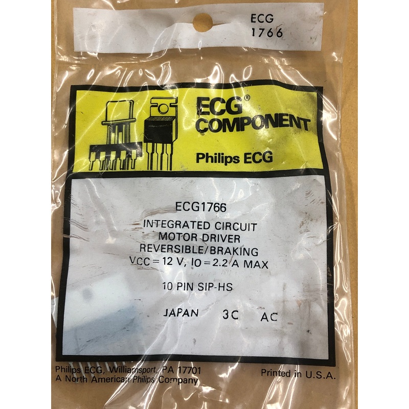 ECG1766 IC MOTOR DRIVER