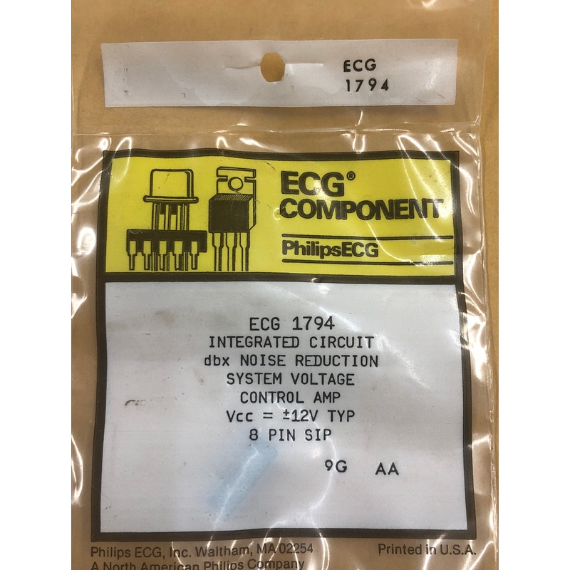 ECG1794 IC DBX NOISE REDUCTION