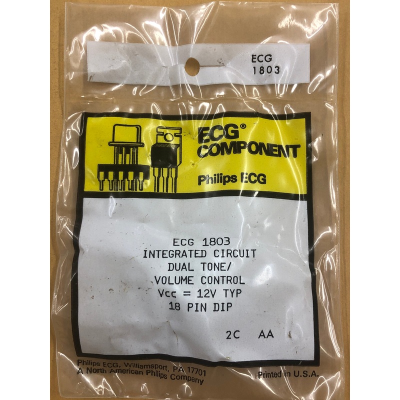 ECG1803 IC STEREO AUDIO CONTROL