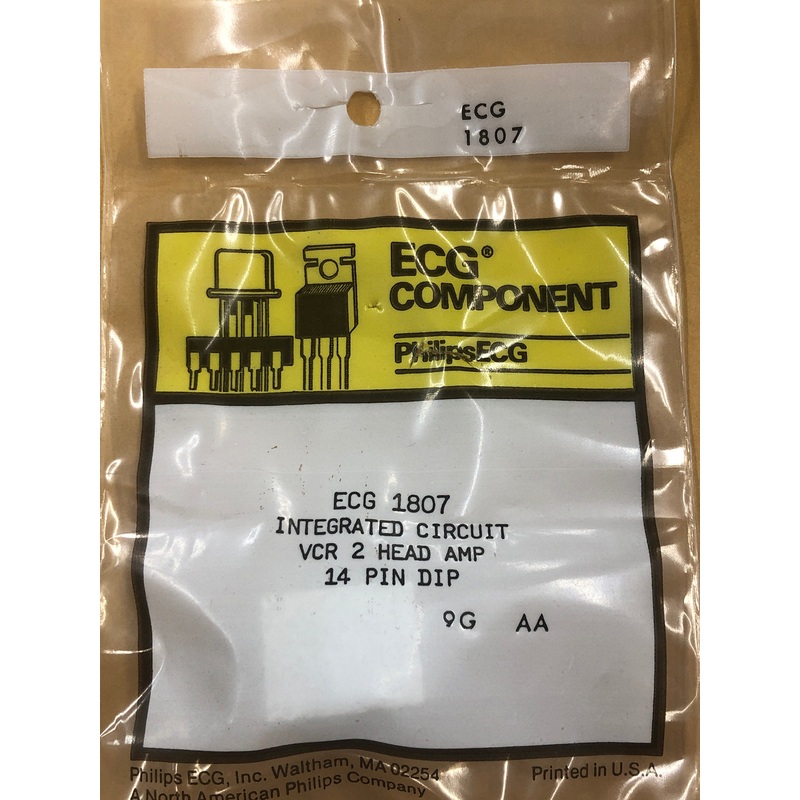 ECG1807 IC HEAD AMP FOR VCR