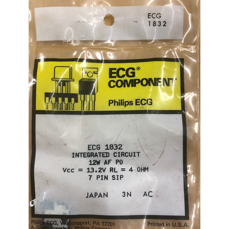 ECG1832 IC BLT AUDIO AMP