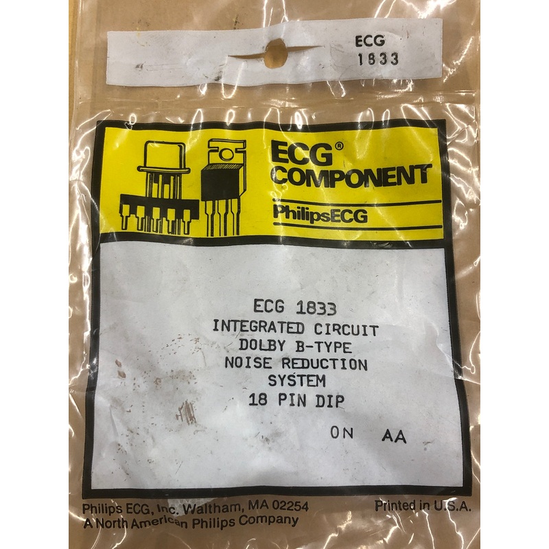ECG1833 IC DOLBY BTYPE NOISE