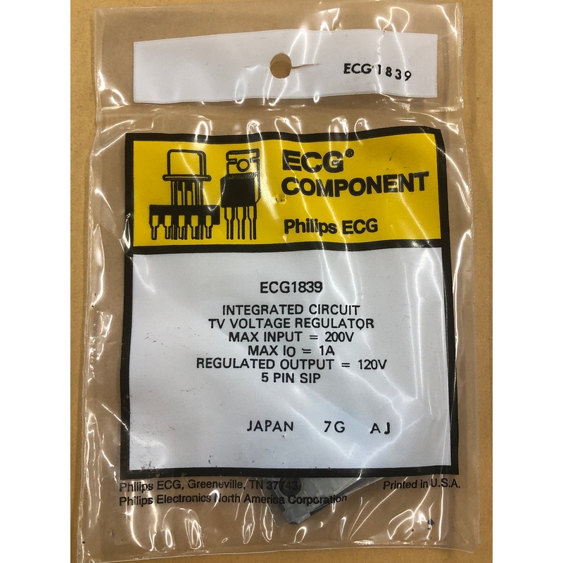 ECG1839 IC VLTG REG AMP