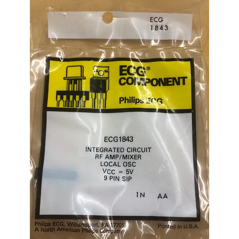 ECG1843 IC FM FRONT END