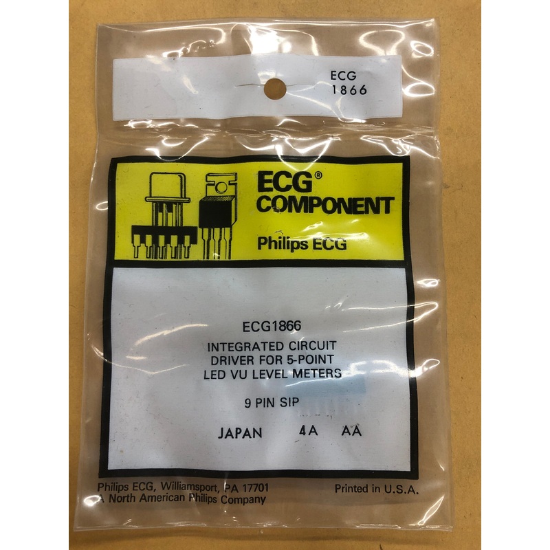 ECG1866 IC LED VU SCALE METER DR