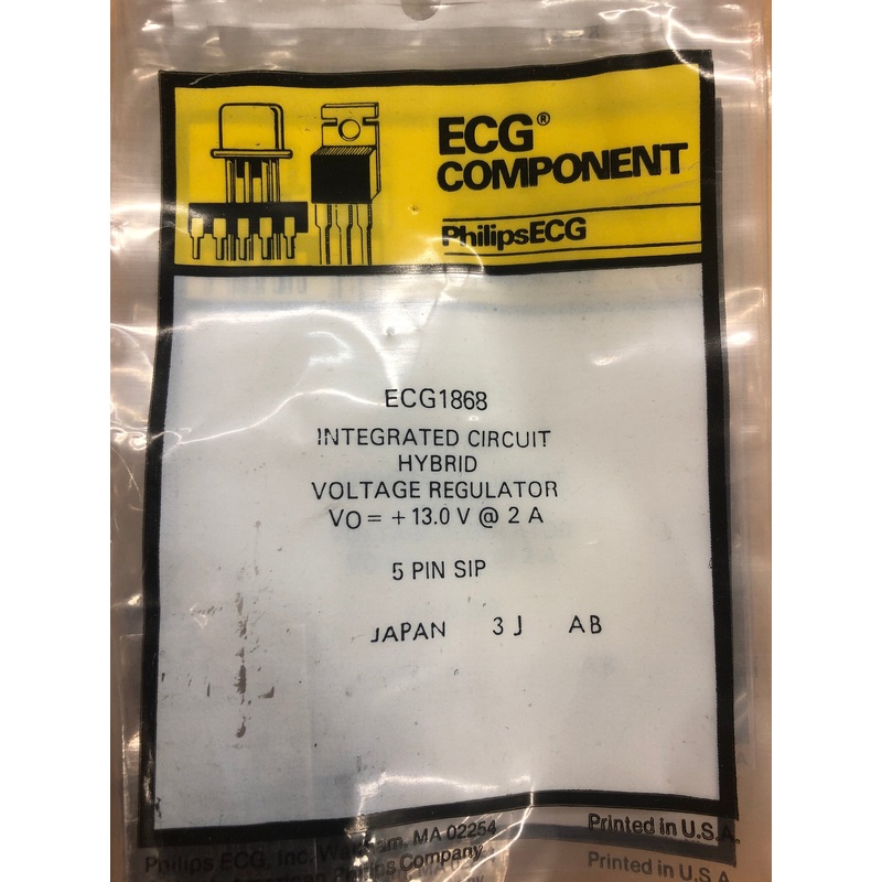 ECG1868 IC HYBRID VLTG REG