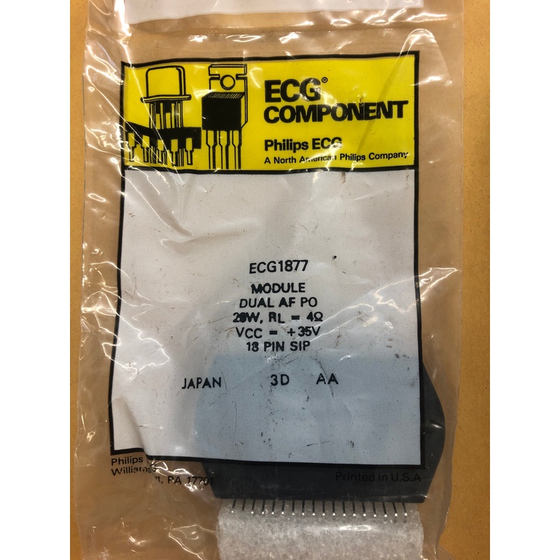 ECG1877 MOD CH AUDIO PWR AMP