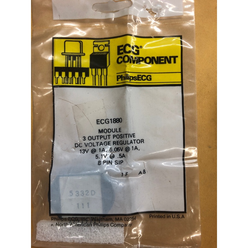 ECG1880 MOD OUTPUT REG FOR VCR