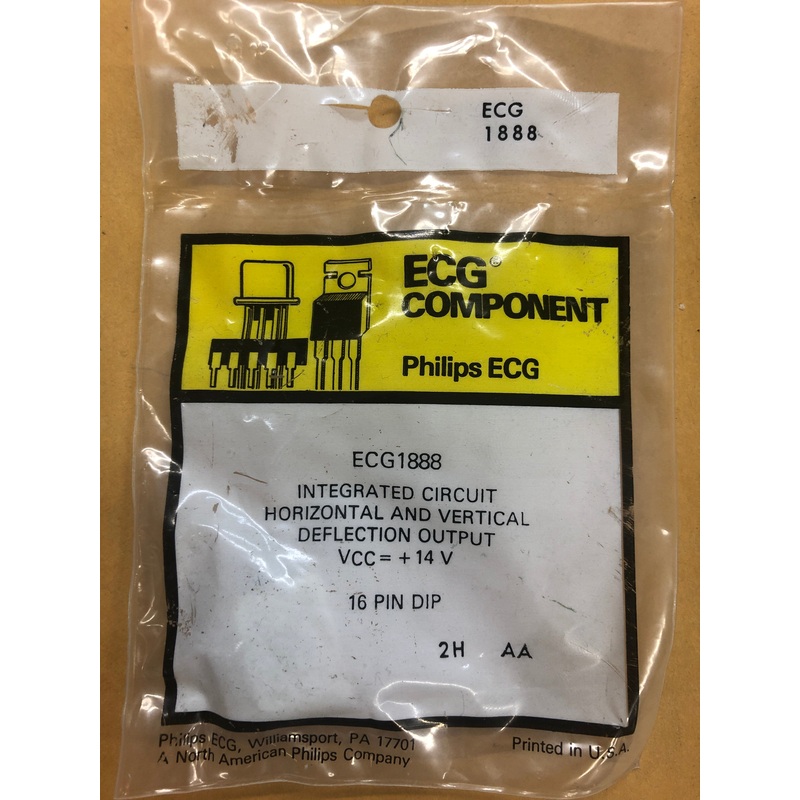 ECG1888 IC HORIZ VERT DEFL