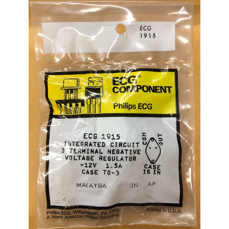 ECG1915 IC VLTG REG NEG