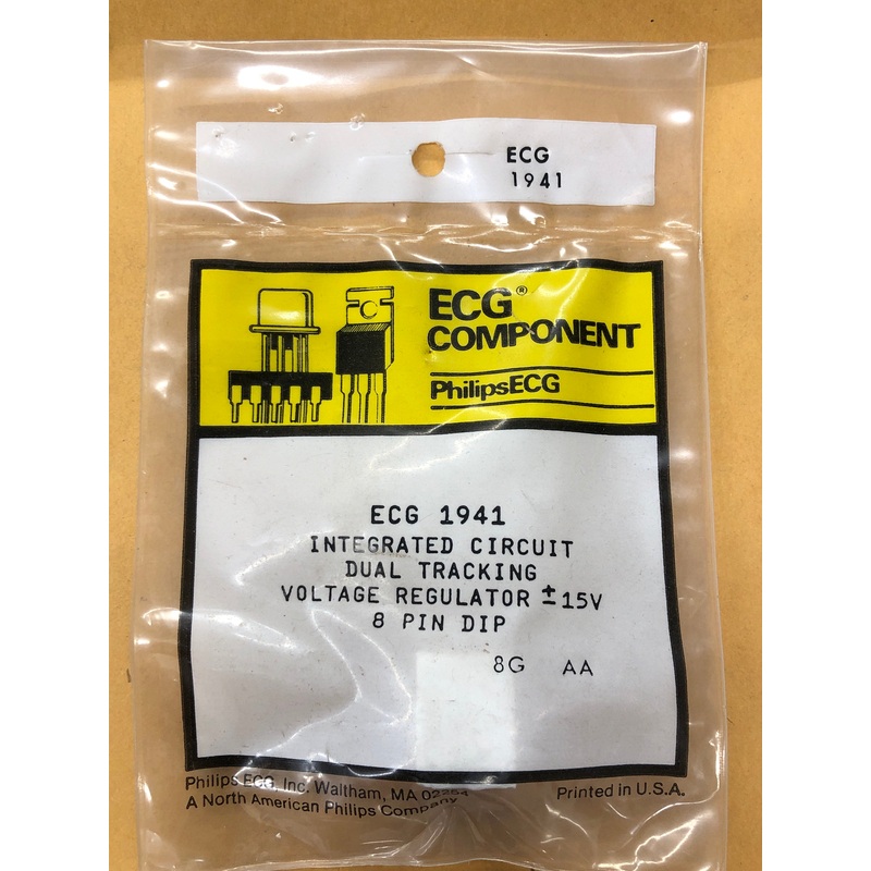 ECG1941 IC DUAL TRACKING VOLT REG