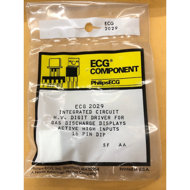 ECG2029 IC HV DIGIT DRIVER