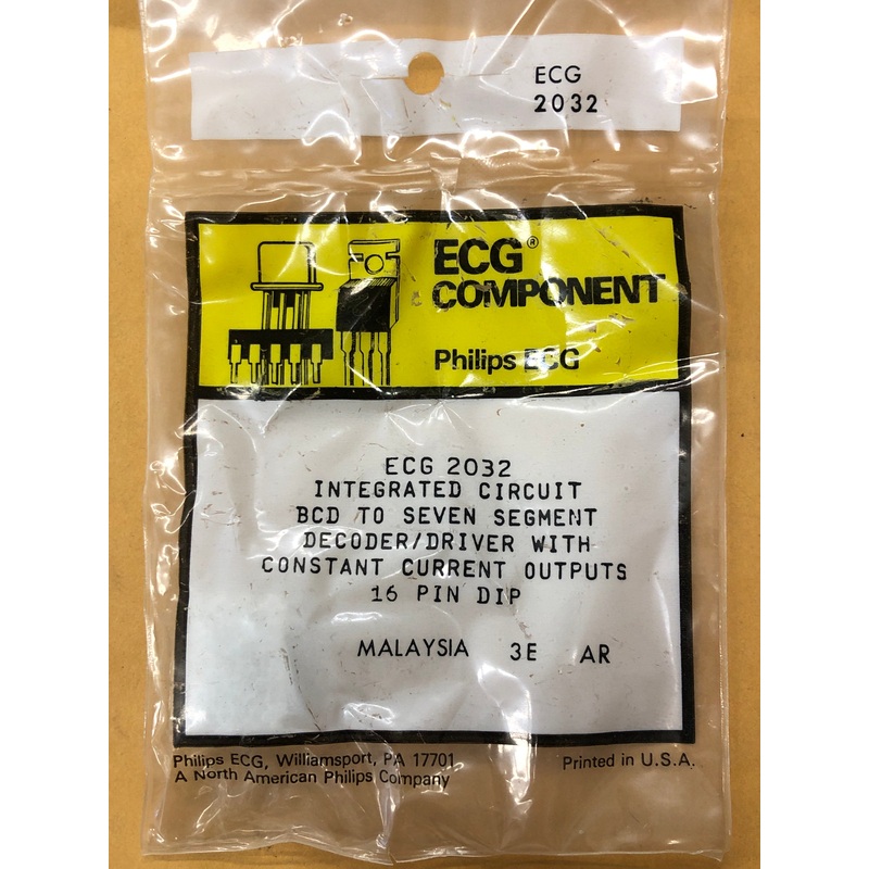 ECG2032 IC BCD SEG DECORDER