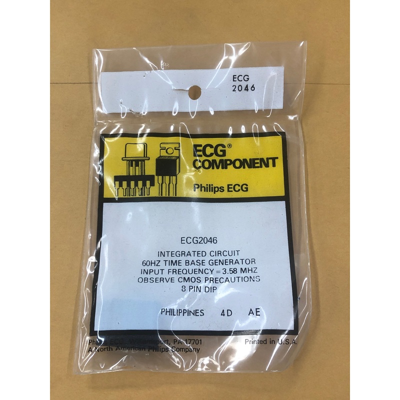 ECG2046 IC TIME BASE GENERATOR