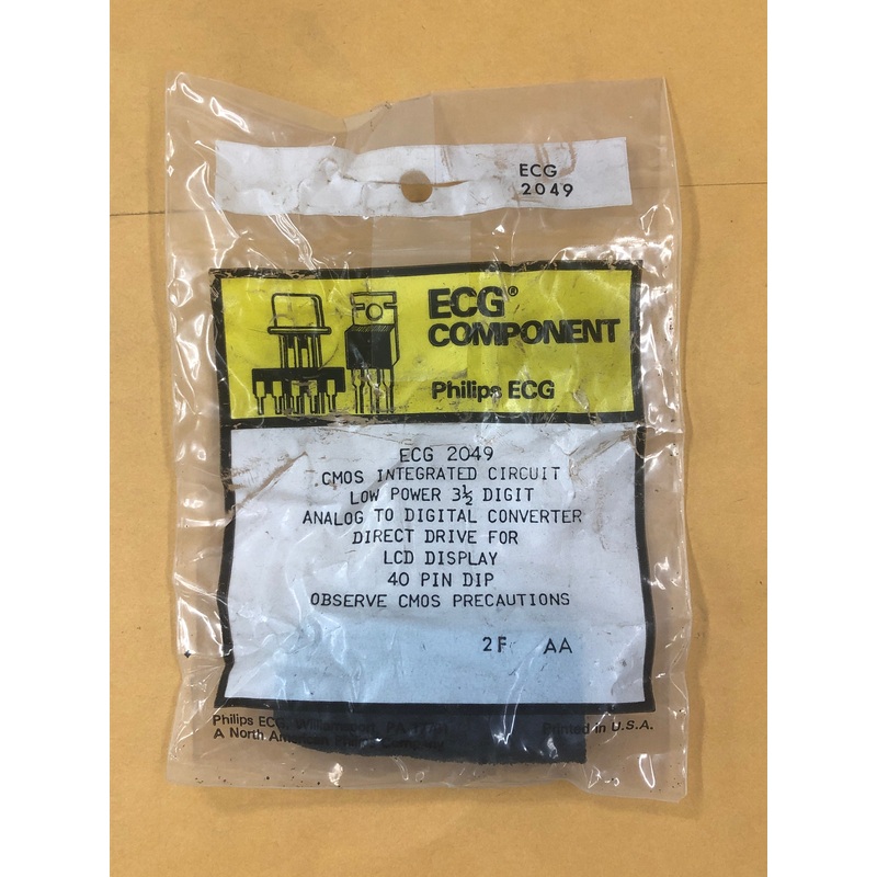 ECG2049 CMOS INTEGRATED CIRCUIT LOW PWR