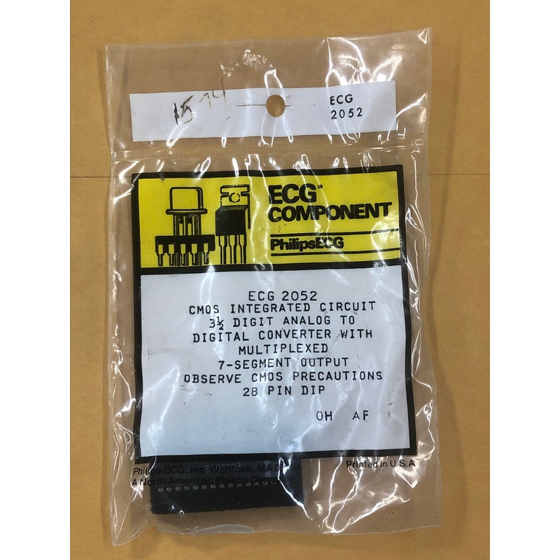 ECG2052 IC CMOS DIGIT ANALOG