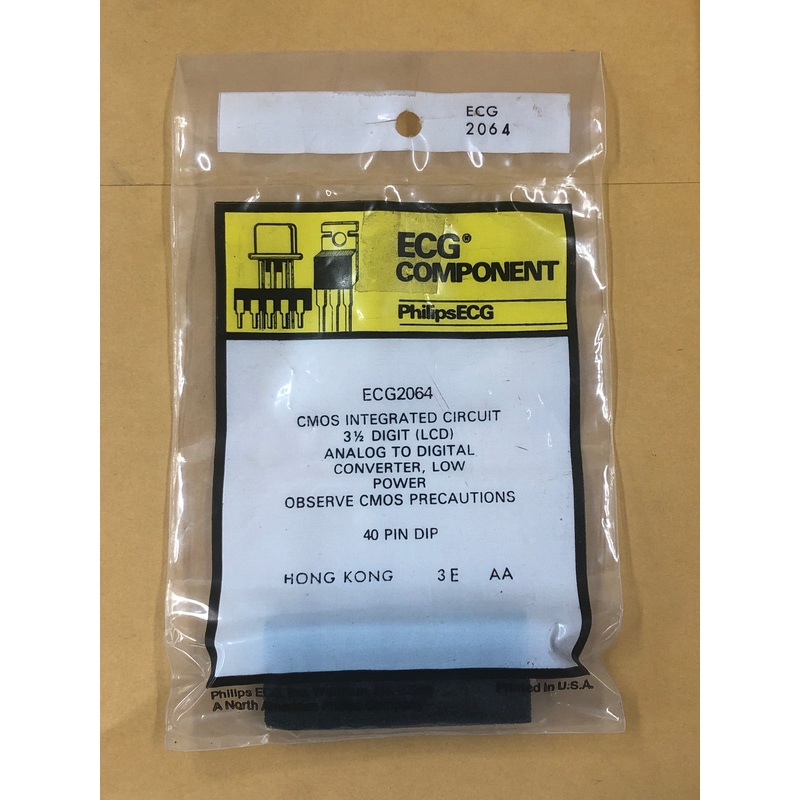 ECG2064 IC CMOS DIGIT ANALOG TO DIGITAL