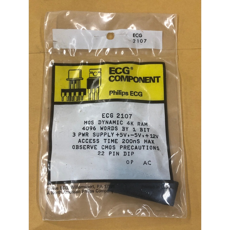 ECG2107 IC MOS DRAM