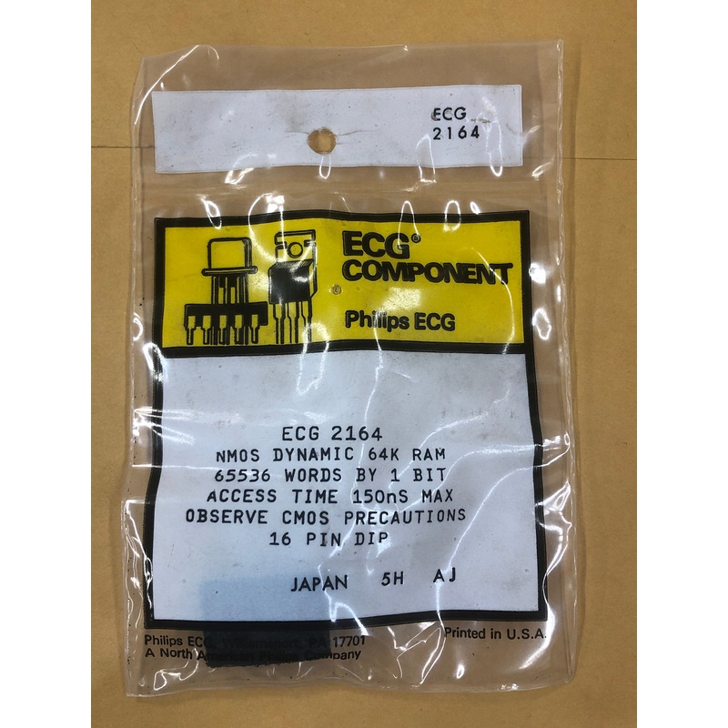 ECG2164 IC MOS DRAM