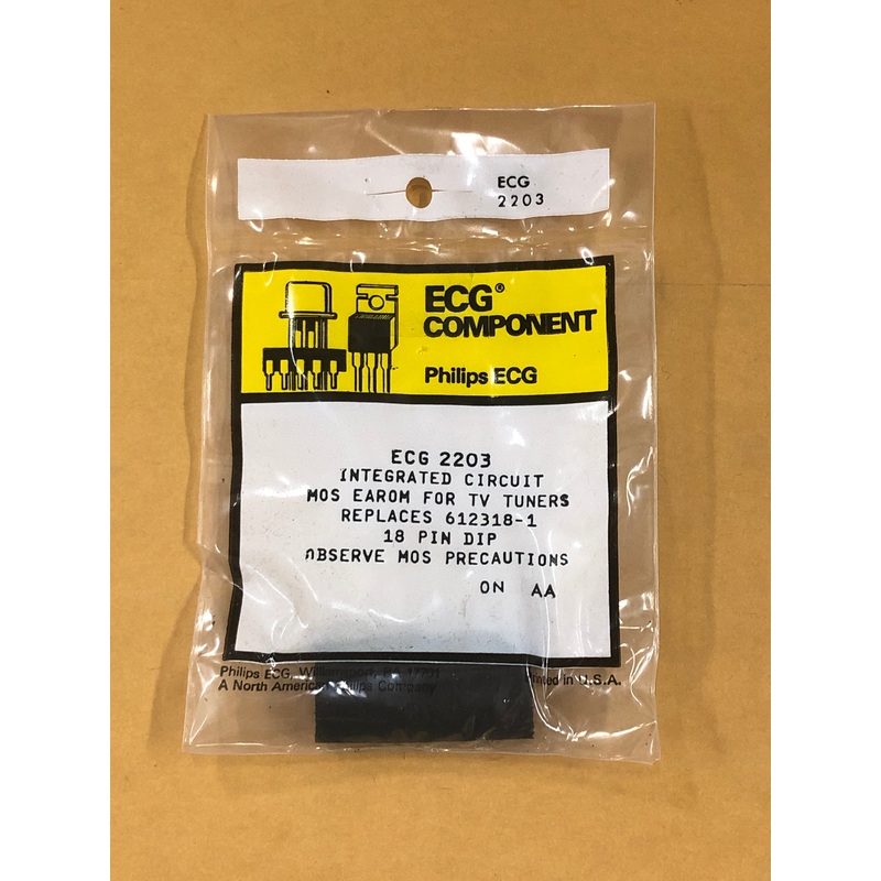 ECG2203 IC MOS EAROM TV TUNERS