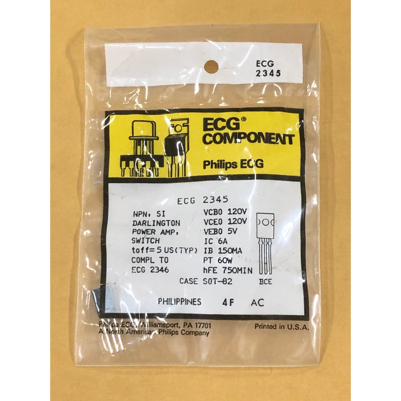 ECG2345 T NPN SI DARLINGTON