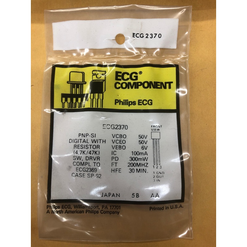 ECG2370 T PNP SI DIGITAL