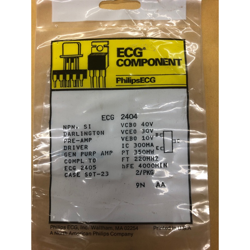 ECG2404 T NPN SI DARLINGTON