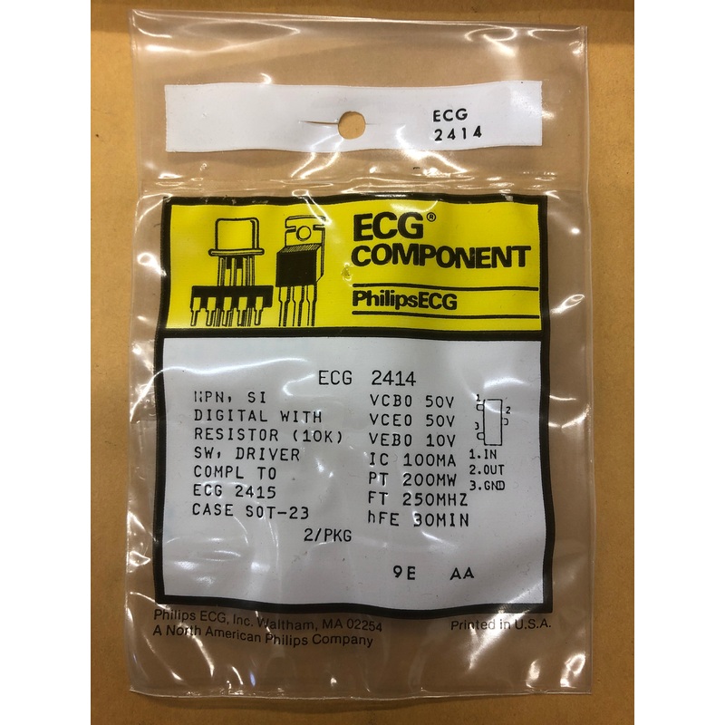 ECG2414 T NPN SI WITH