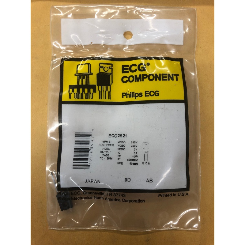 ECG2521 T NPN SI VIDEO OUTPUT