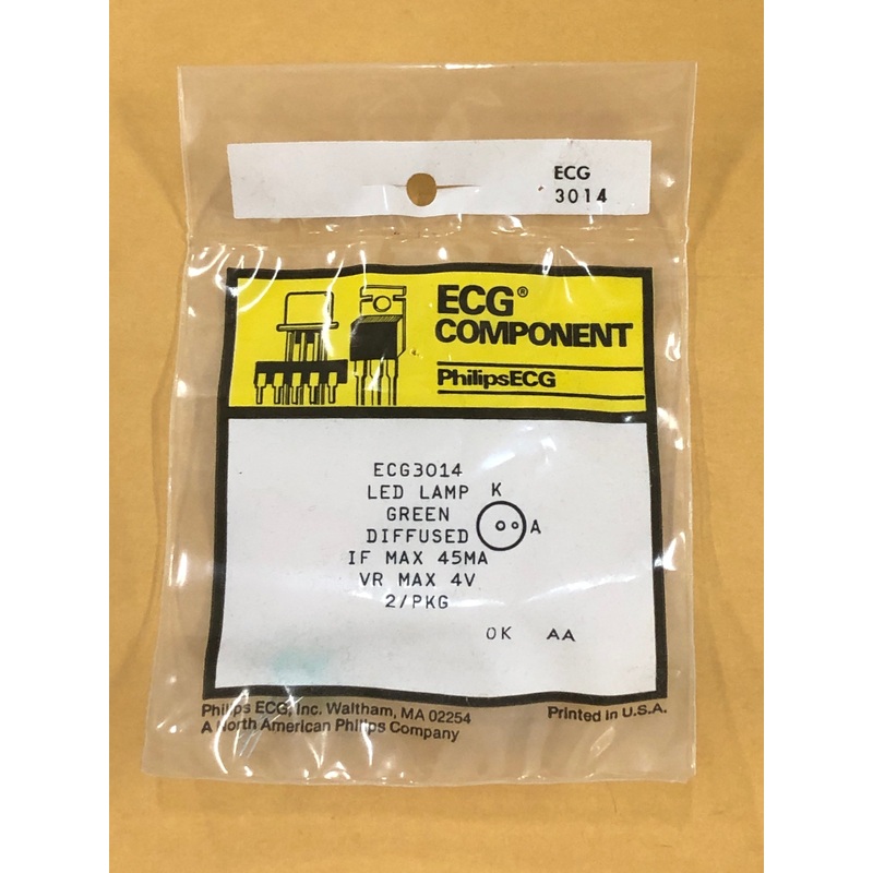 ECG3014 LED GREEN
