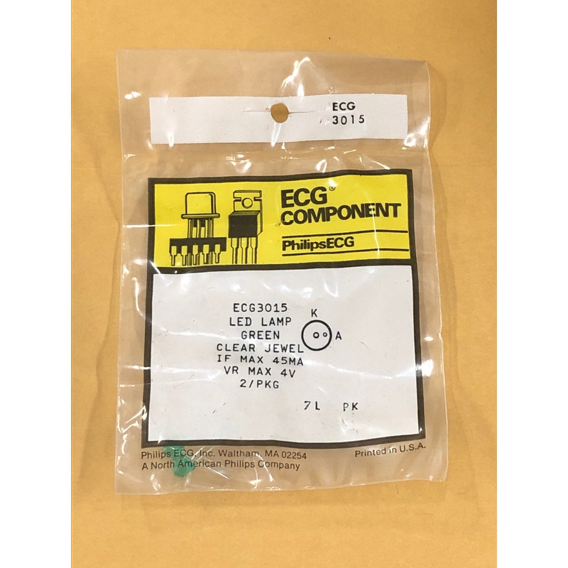 ECG3015 LED GRN JEWEL