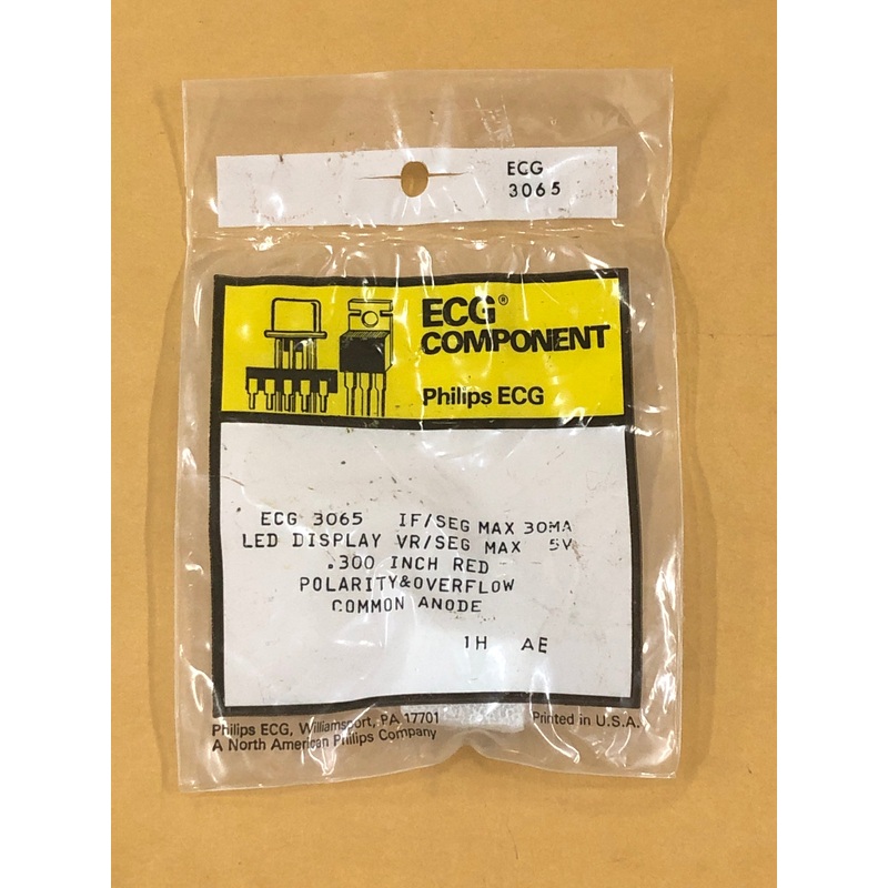 ECG3065 LED DISPLAY RED