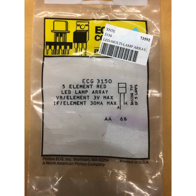 ECG3150 LED MULTI LAMP ARRAY RED