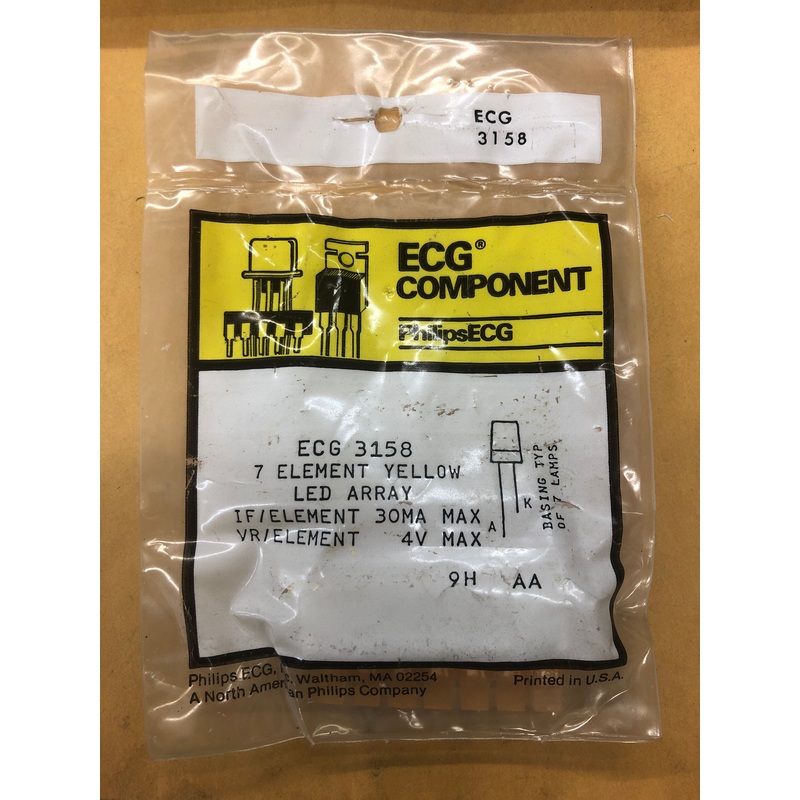 ECG3158 ELEMENT YELLOW LED ARRAY