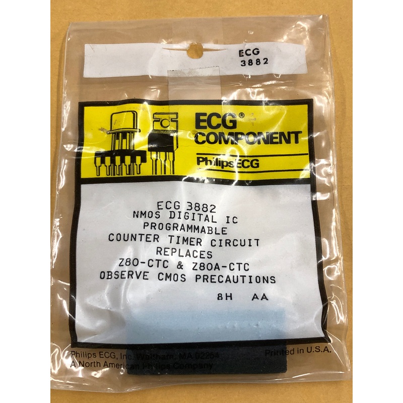 ECG3882 IC NMOS COUNTER TIMER