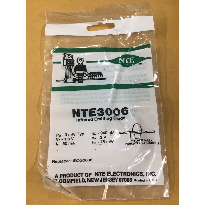 NTE3006 INFRARED EMITTING DIODE