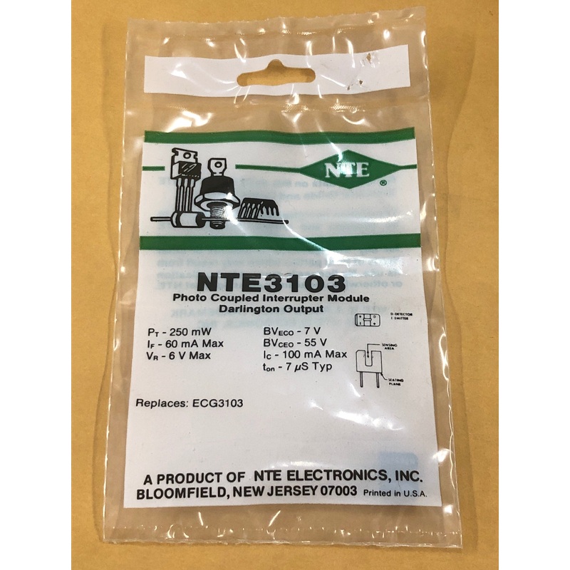 NTE3103 OPTO INTERRUPTER