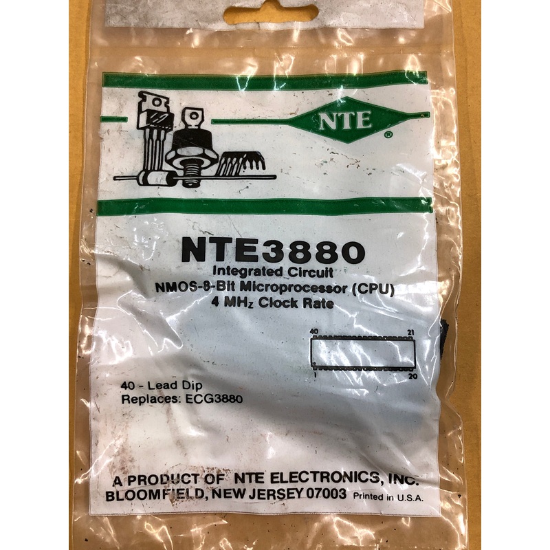 NTE3880 IC NMOS MICROPROCESSOR
