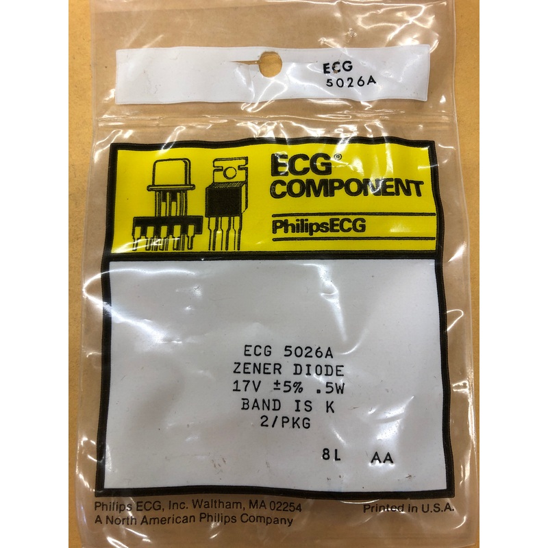 ECG5026A ZENER DIODE