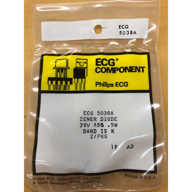 ECG5038A ZENER DIODE