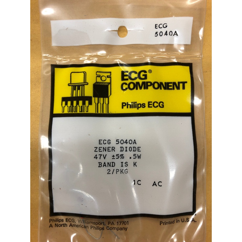 ECG5040A ZENER DIODE