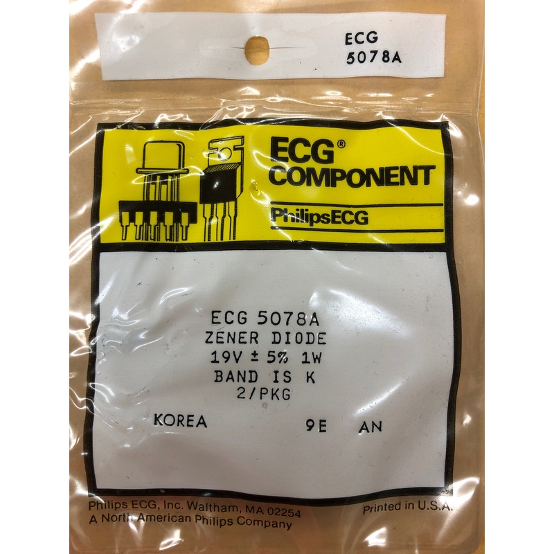 ECG5078A ZENER DIODE